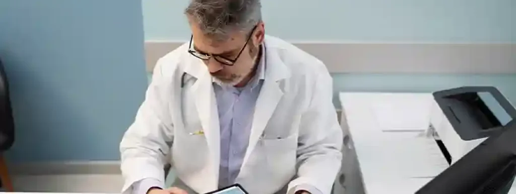 medico-analisando-suas-financas-de-um-angulo-de-cima medico-analisando-suas-financas-de-um-angulo-de-cima